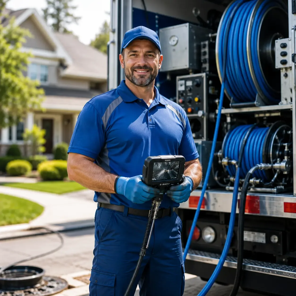 Local outdoor drain cleaning specialists in Kossuth, PA